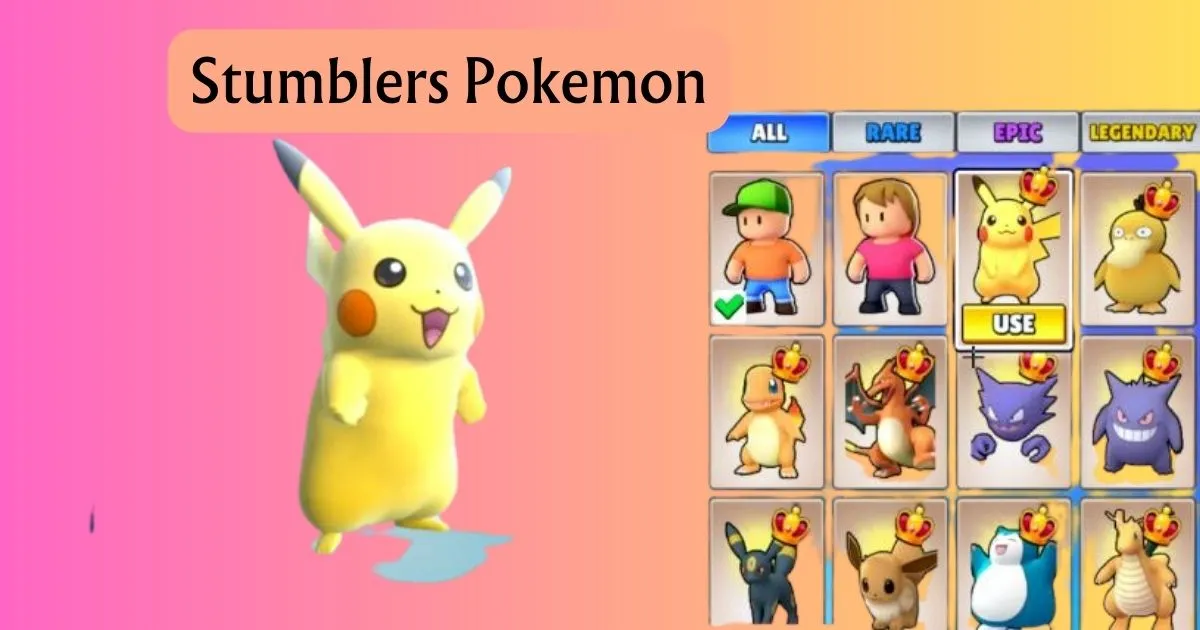 Stumble Guys x Pokemon mod